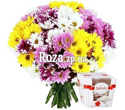 Цветы и Raffaello