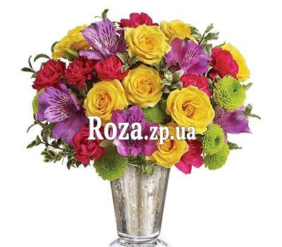 Колоритний букет квітів Колоритний букет квітів