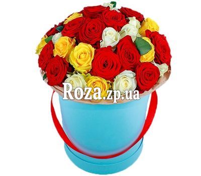 Коробка из роз микс Коробка из роз микс