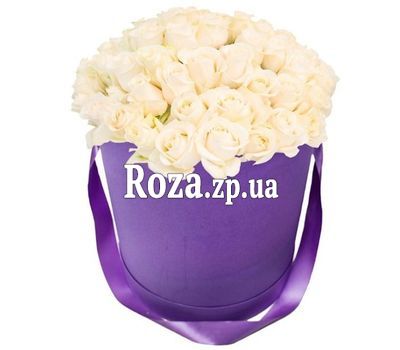 Box with white roses Box with white roses