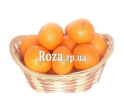 Новогодняя корзина мандаринов Новогодняя корзина мандаринов
