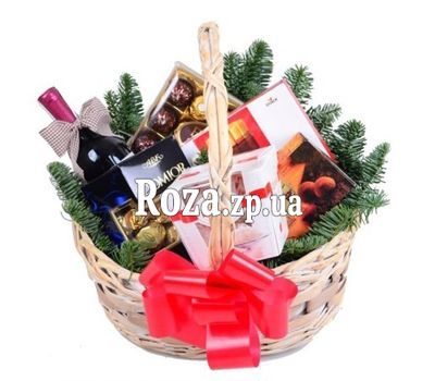 Basket of sweets for the New Year Basket of sweets for the New Year