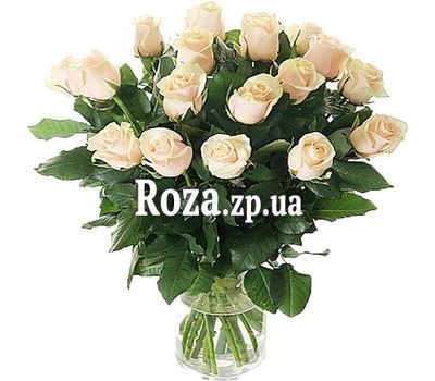 Красивый букет кремовых роз