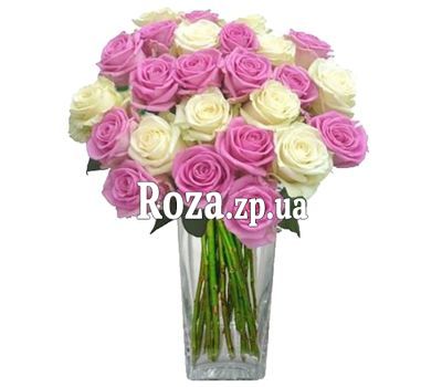 Cute bouquet of pink and white roses Cute bouquet of pink and white roses