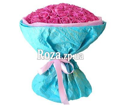 Шикарный букет из 55 розовых роз Шикарный букет из 55 розовых роз