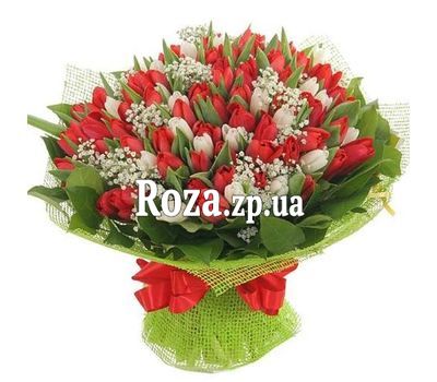 Bouquet of 101 tulips