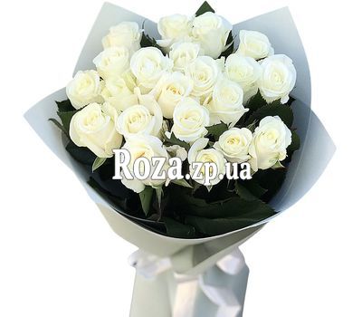 Bouquet of flowers from 25 white roses Bouquet of flowers from 25 white roses