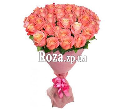 Букет из персиковых роз