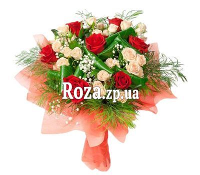 Букет из разноцветных роз Букет из разноцветных роз