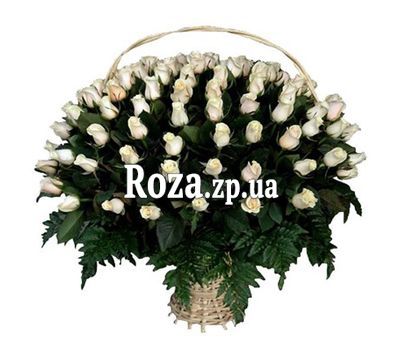 Корзина из 101 импортной розы Корзина из 101 импортной розы
