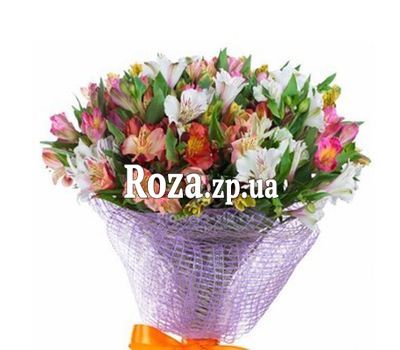 Букет из 21 альстромерии