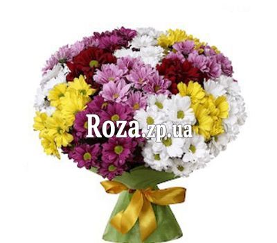 Букет из 17 хризантем Букет из 17 хризантем