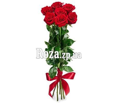 Букет цветов из 7 красных роз Букет цветов из 7 красных роз