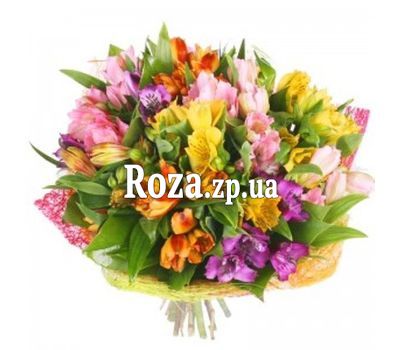 Букет из 15 альстромерий